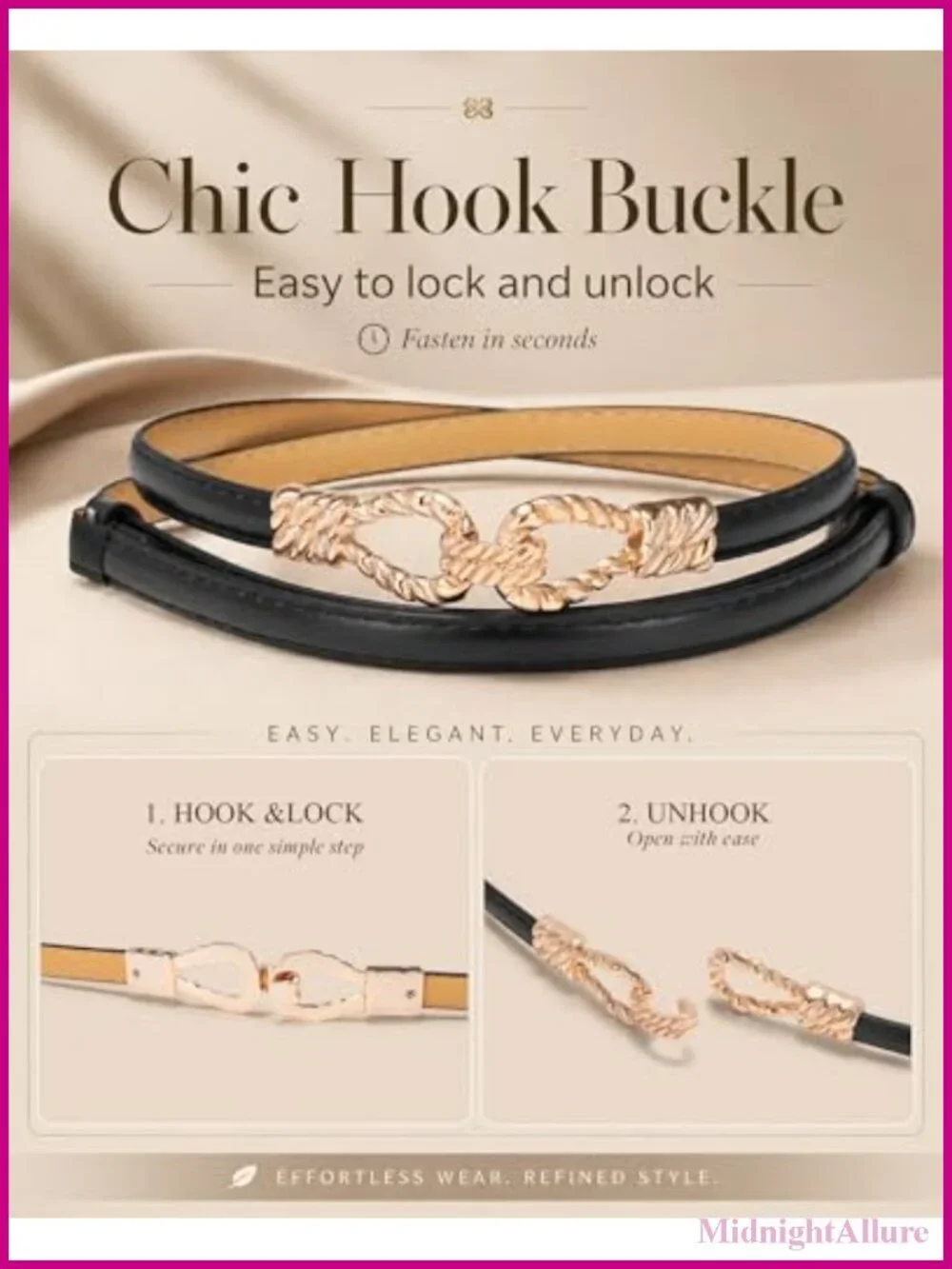 Skinny Faux Leather Belts for Women Dresses Adjustable Thin Waist Belt